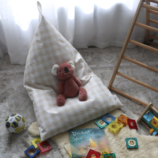 The Classic – Beige Gingham